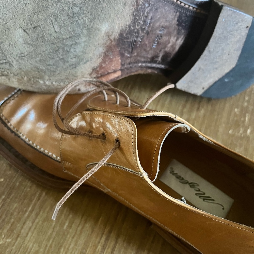 Liquidating! 
Mezlan Tan Leather Oxfords-Sharp! Pre-loved❤️ - Picture 6 of 9